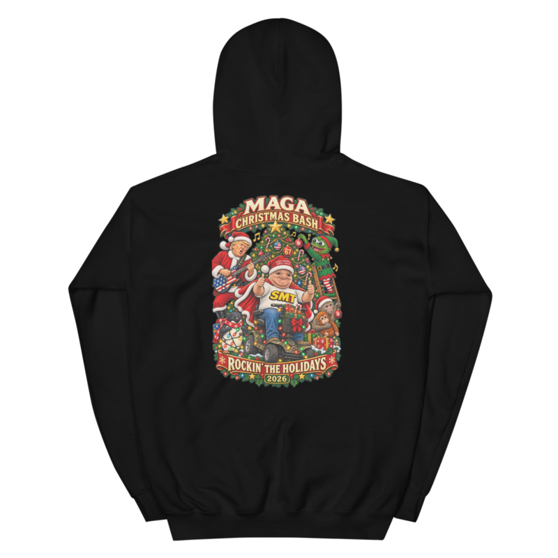 MAGA Christmas Bash Hoodie — Black